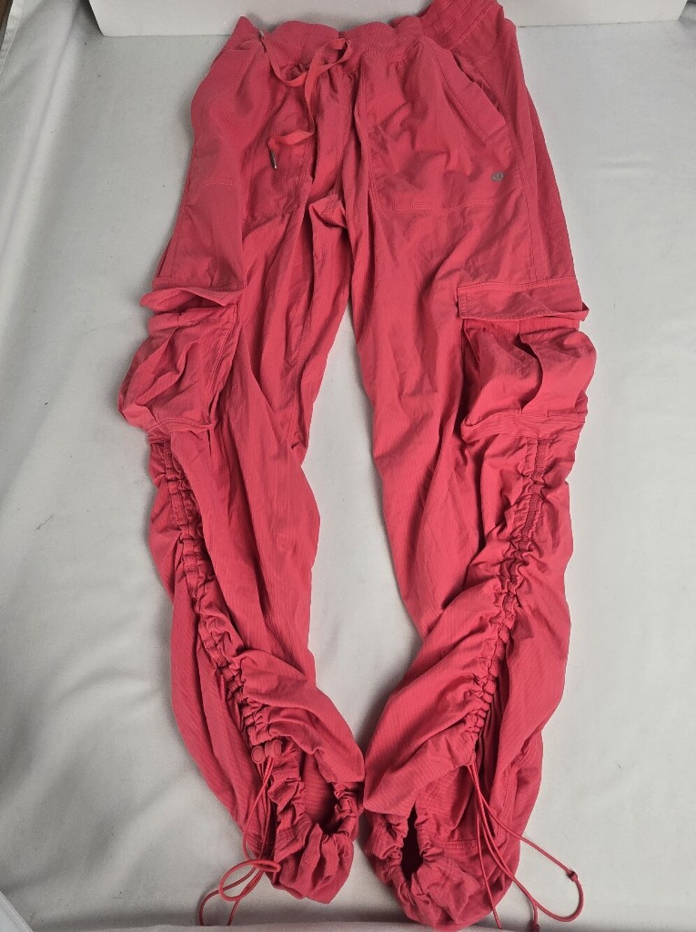 Lululemon Pants Pink Dance Studio Cargo Pants Mid-Rise Relaxed Fit Rucched Legs